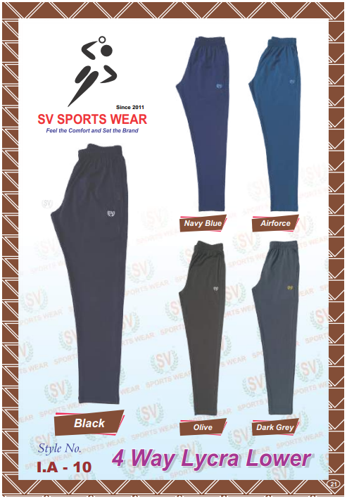 IA-10 4 Way Lycra Lower